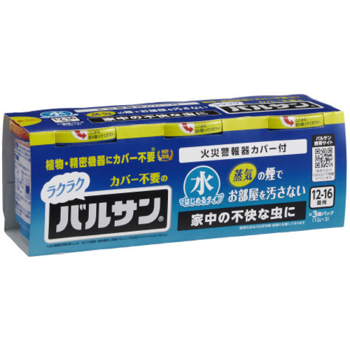 ラクラクバルサン　水１２ｇ&times;３　１２－１６畳用&times;５
