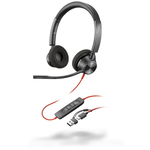 Ｐｏｌｙ　Ｂｌａｃｋｗｉｒｅ　３３２０　Ｓｔｅｒｅｏ　ＵＳＢ－Ｃ　Ｈｅａｄｓｅｔ　＋ＵＳＢ－Ｃ／Ａ　■２営業日内届