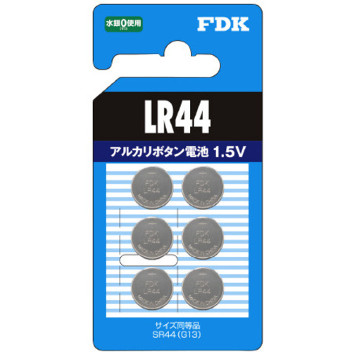 アルカリボタン電池　ＬＲ４４（６Ｂ）ＦＤ