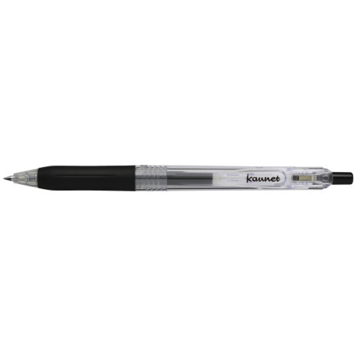 ノック式ゲルインクボールペン　０．５ｍｍ　黒４０本