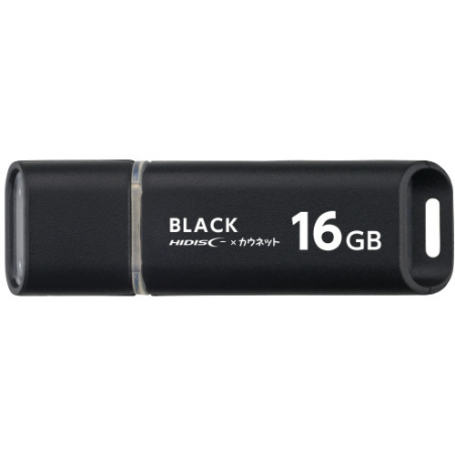 ＵＳＢメモリ　キャップ式　１６ＧＢ　ブラック&times;１０