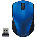 軽量小型　無線３ボタンマウス　ブルー