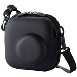 チェキアクセサリ／カメラケース／汎用／ｍｉｎｉシリーズ対応／フラットテクスチャー／ブラック　■お取り寄せ品