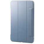 １１インチｉＰａｄ　Ｐｒｏ（Ｍ４）／フラップケース／薄型軽量／背面クリア／フレームカラー／ブルーグレー　■お取り寄せ品