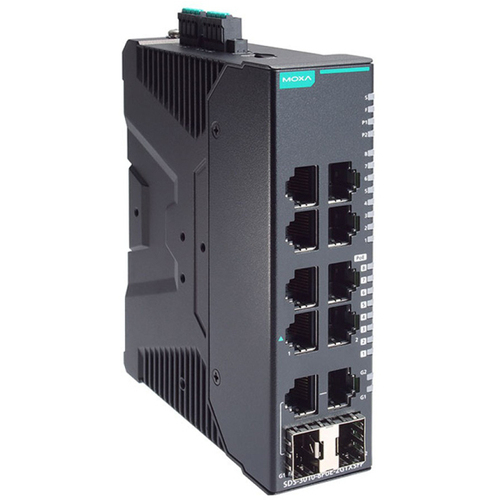 ８ＰｏＥ＋ポート付き　産業用　８＋２ギガビットポート　スマートイーサネットスイッチ　（ワイド温度モデル）　■お取り寄せ品