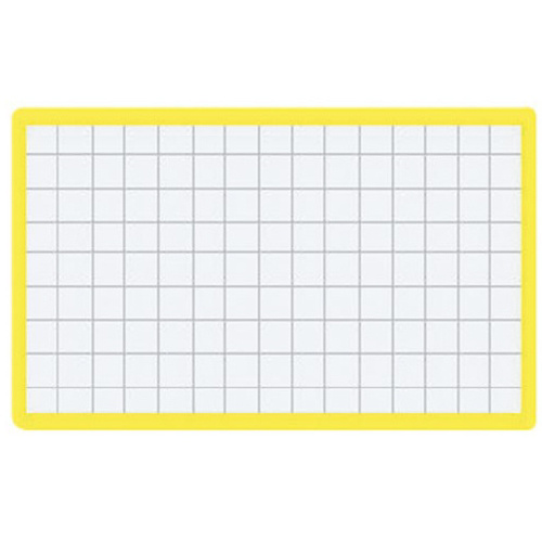 マグネット見出し　カード寸法４３&times;７４ｍｍ黄