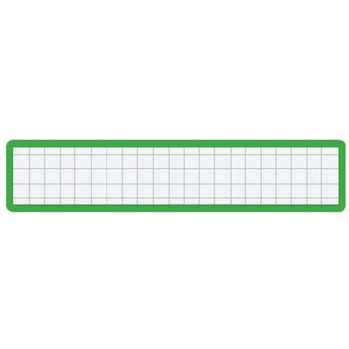 マグネット見出し　カード寸法１９&times;１０５ｍｍ緑
