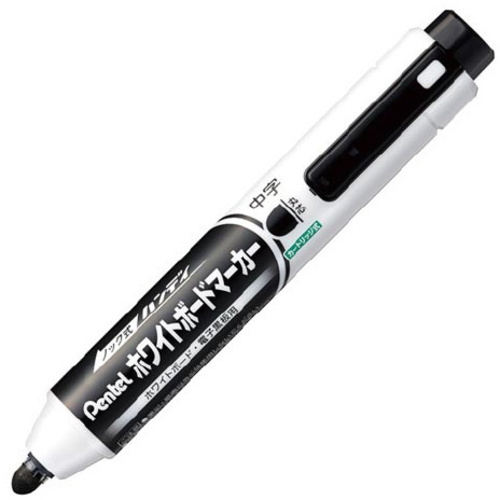 ハンディ　ホワイトボードマーカー　中字丸芯　黒