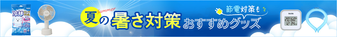 夏（Summer）の暑さ対策おすすめグッズ 節電対策も