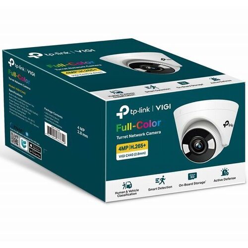 TP-LINK VIGI 5MPフルカラーネットワークカメラC450 4mm ティーピーリンクジャパン VIGI 5MPタレット型フルカラーネットワーク