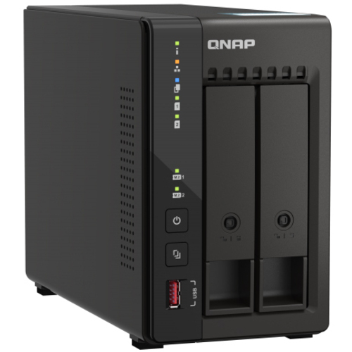 QNAP キューナップ TS－253E ミドル 4TB （2TB x 2） T253EM202